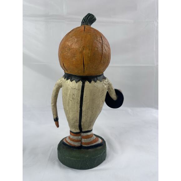Lori Mitchell Figurine Lil Pumpkin Retired Piece Halloween Folk Art Primitive - Picture 4 of 8